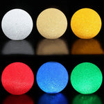 boule lumineuse led colorée moderne 12cm 14cm décoration vacances festive