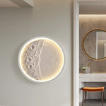 lampe murale blanc plâtre lunaire minimaliste éclairage led moderne fixée mur 2000 82000 lumens