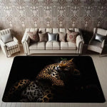tapis léopard moderne polypropylène polyester salon chambre prière extérieur commercialisation 40x60cm 50x80cm 80x120cm 120x160cm
