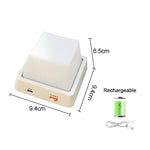 lampe tactile rechargeable led jaune blanc moderne bouton luminosite temperature couleur port usb