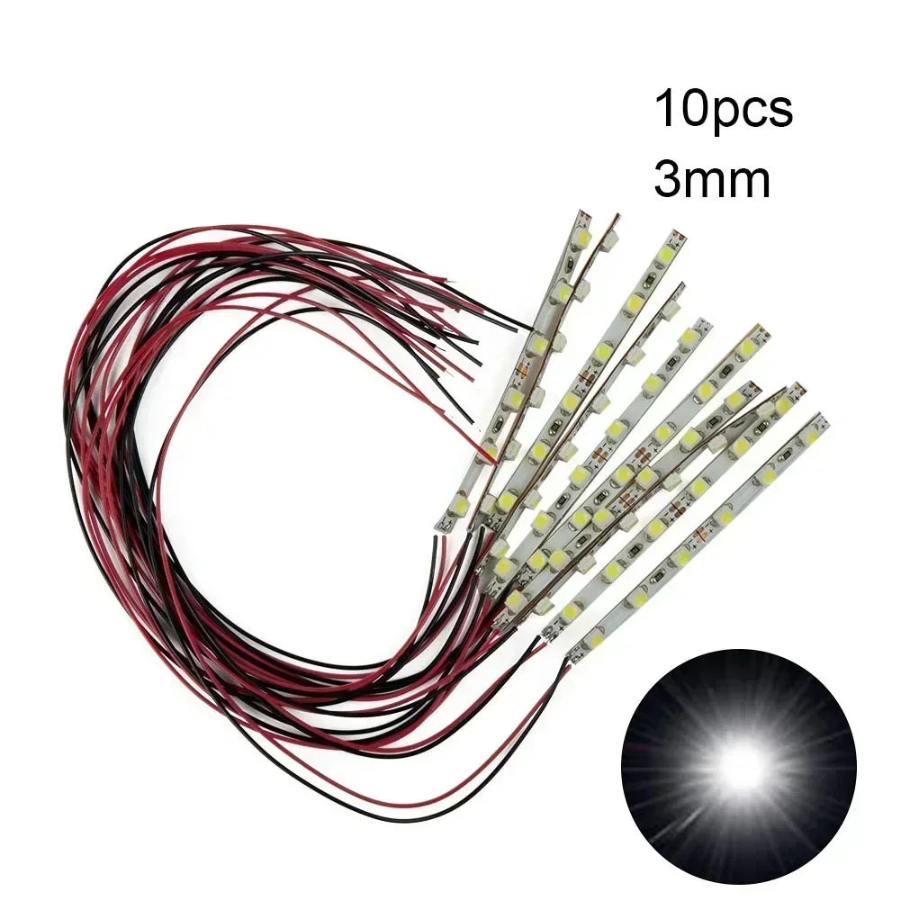 ruban led blanc rouge noir adhésif flexible 12v 18v led moderne 10 pièces