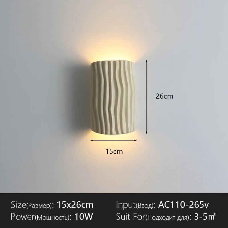 applique murale moderne led deux sources lumineuses jaune verte rouge minimaliste chambre cuisine salon