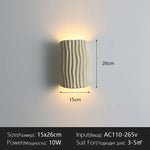applique murale moderne led deux sources lumineuses jaune verte rouge minimaliste chambre cuisine salon