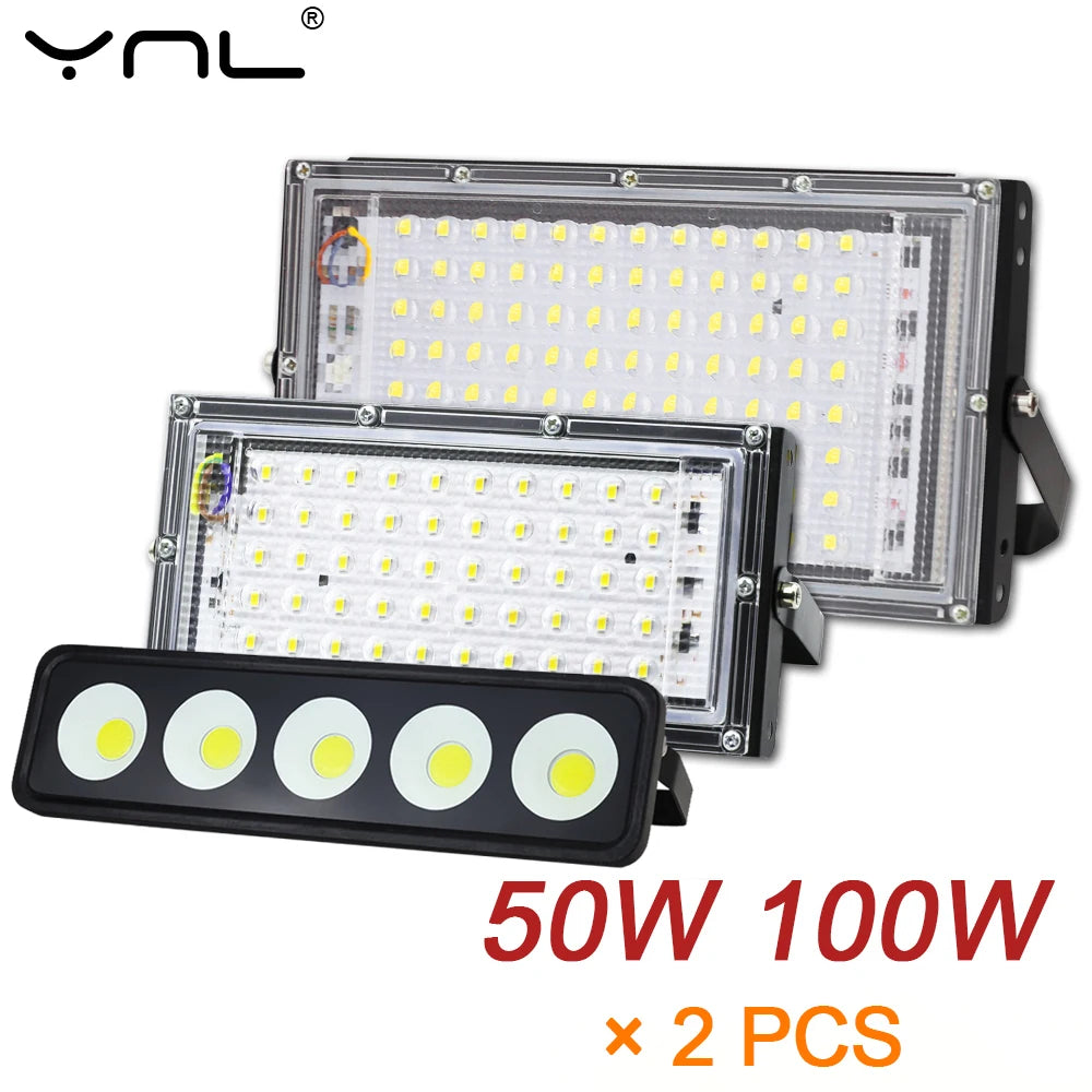 projecteur led 100w 50w noir moderne ip65 extérieur intérieur 220v