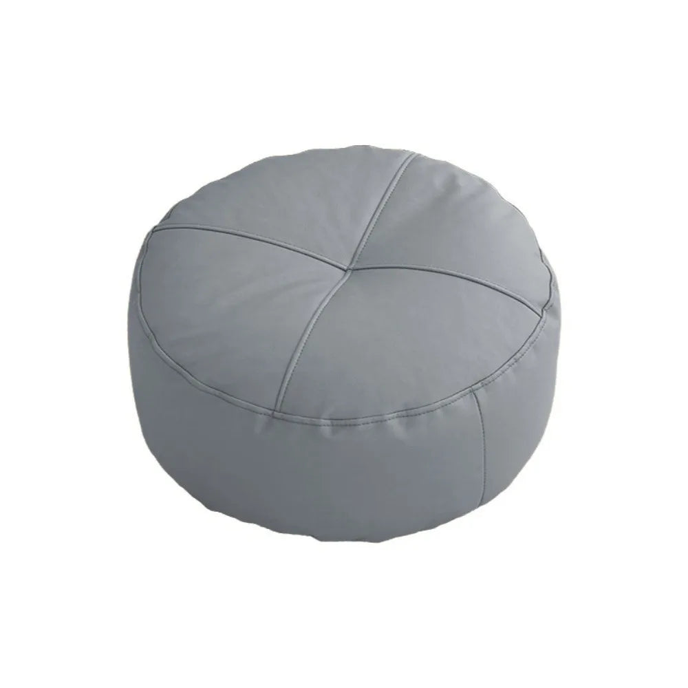 pouf carré moderne simili cuir beige orange vert mousse pe doux anti décubitus minimaliste