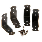 clips coin noir doré vis classique fourreurs travail bois petits grands