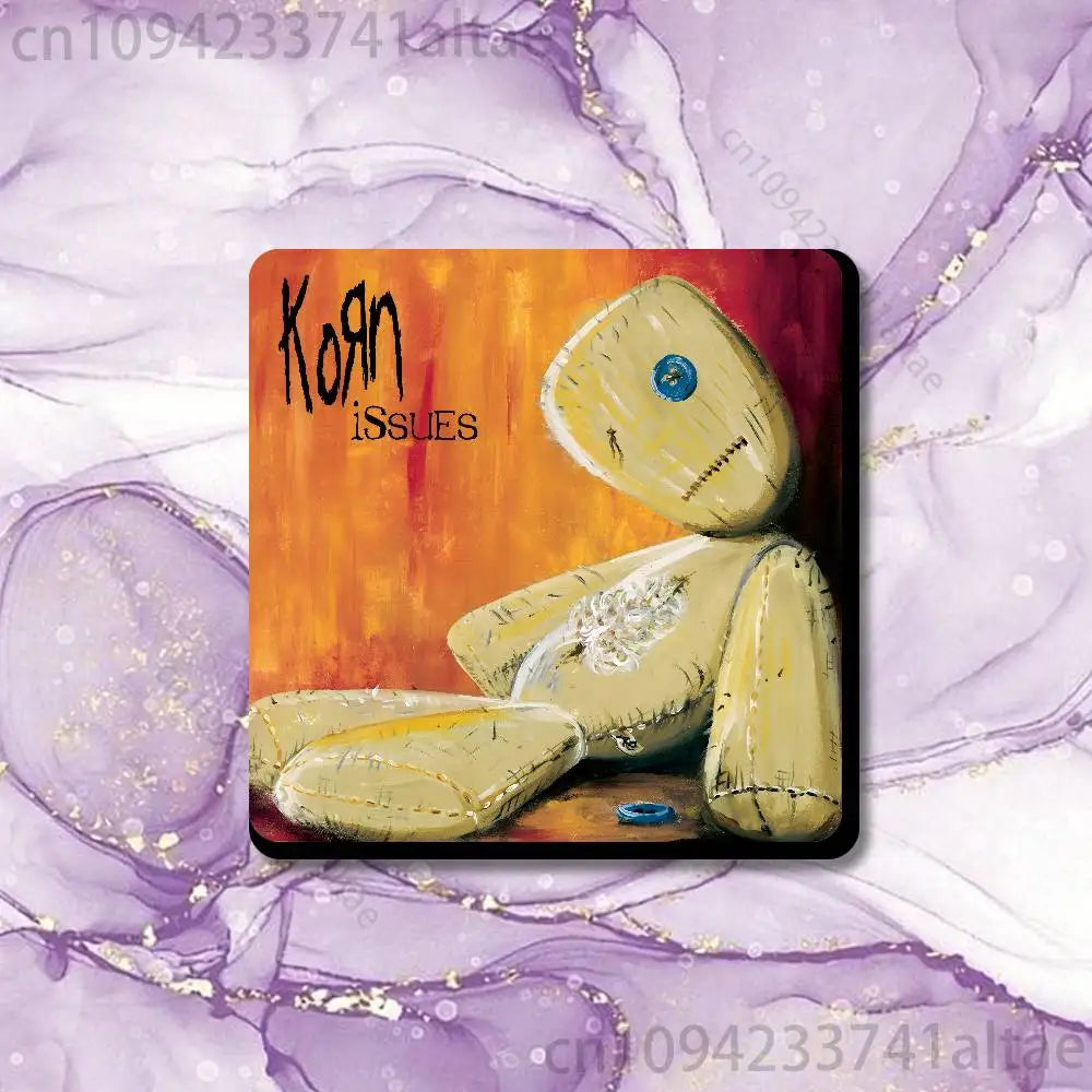 aimants réfrigérateur rock korn artistes moderne pop art décoration souvenir collectionnable