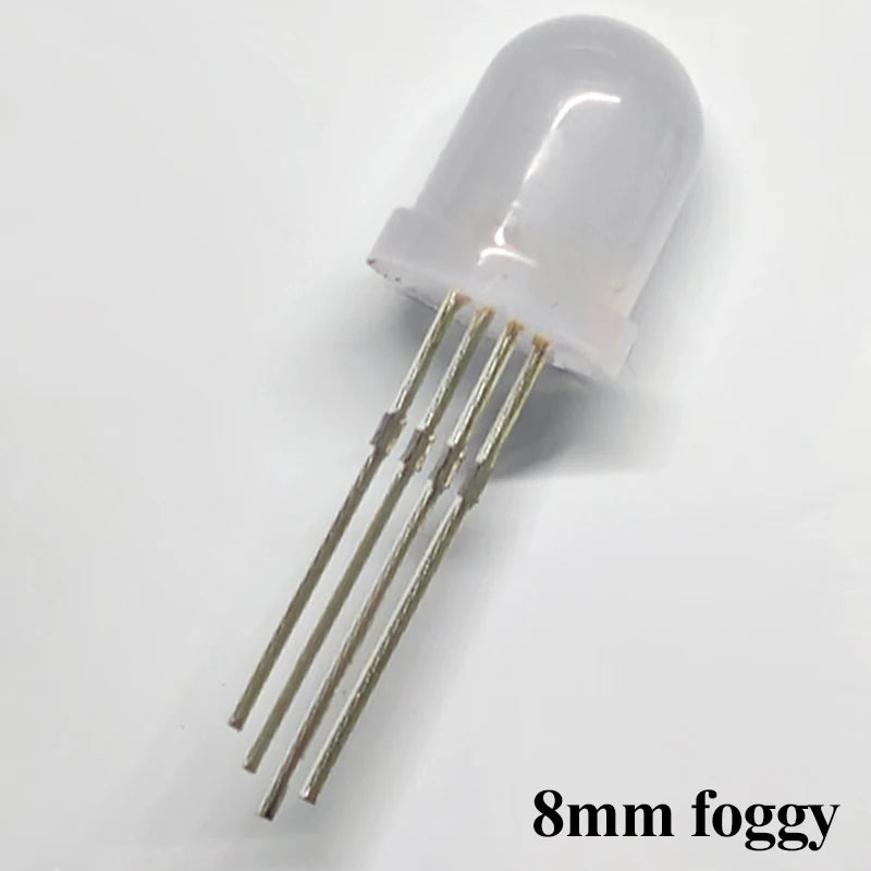 led rgb ws2812b 5mm transparente adressable pixel bricolage électronique projet lumière néon