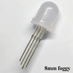 led rgb ws2812b 5mm transparente adressable pixel bricolage électronique projet lumière néon