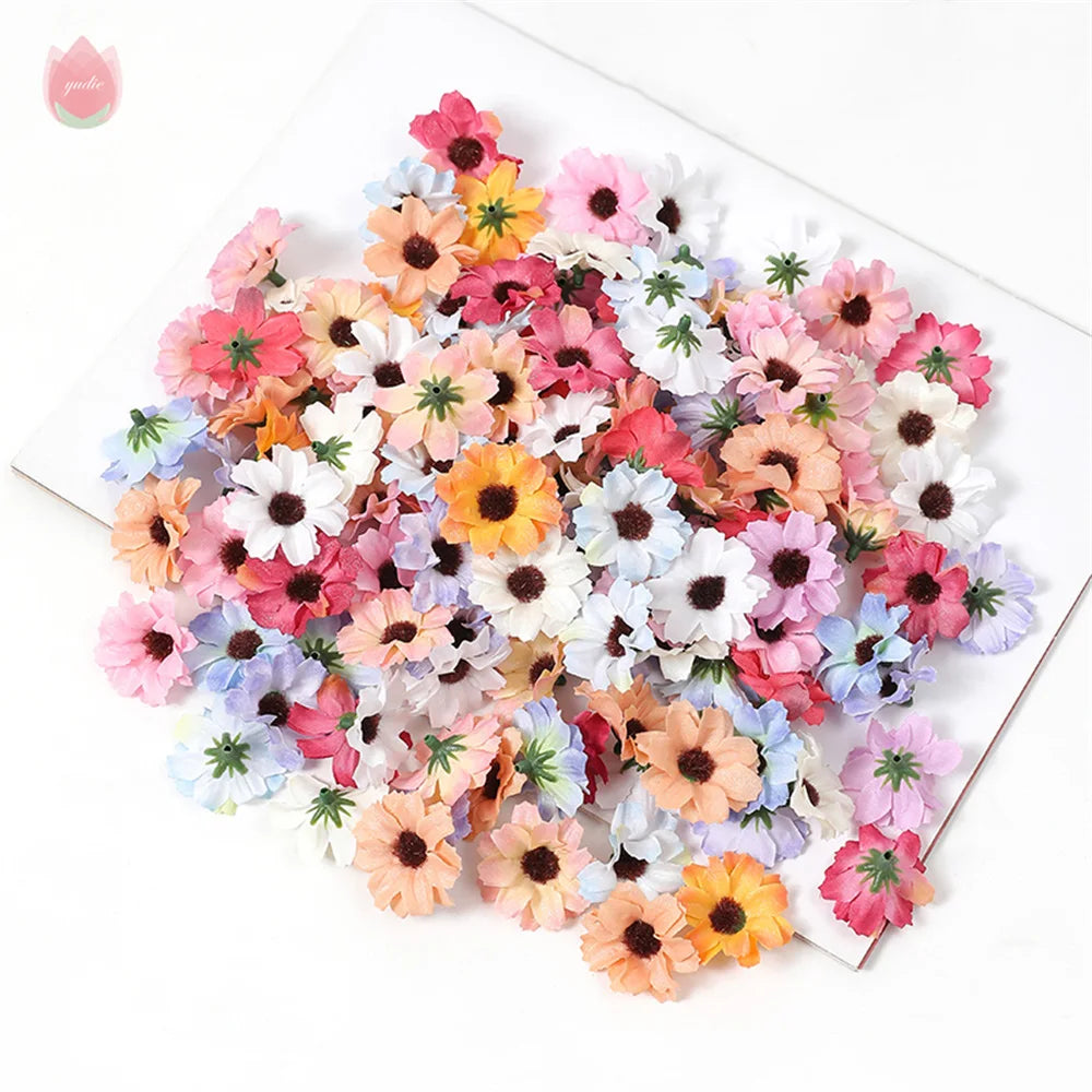 fleurs artificielles marguerite soie petites fleurs décoratives mariage fête décoration maison
