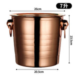 cuves glace acier inoxydable cuivre doré poignées métalliques classique moderne bar cocktails refroidissement 3l