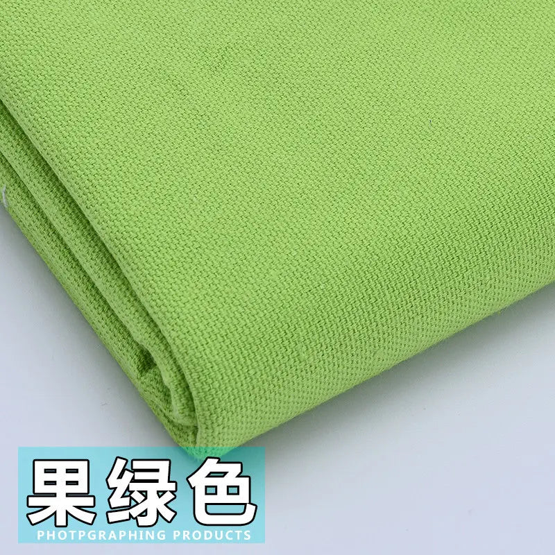 tissu toile coton résistant déchirure uni moderne noir blanc gris bleu vert rouge beige