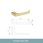 accessoires salle bain doré moderne porte serviettes fixations murales ensemble quincaillerie