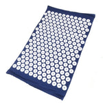tapis massage acupuncturé violet bleu marine vert rondelles blanches moderne sac rangement