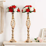Support floral or ajouré classique mariage anniversaire noël bouquet fleurs artificielles