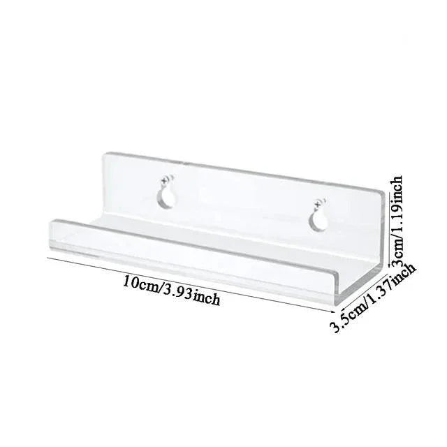 porte vinyles transparent moderne support mural pièces transparents