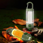 lumière portable camping vert olive verte filaments apparents utilitaireextérieur led rechargeable poche