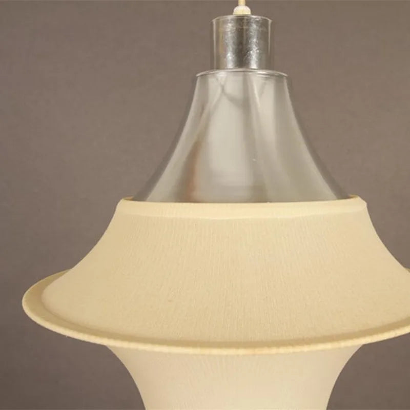 lampe suspendue moderne blanche rayures horizontales salon chambre salle manger lumière pendentif