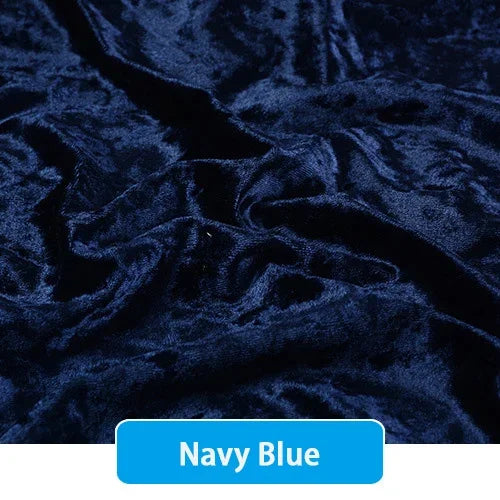tissu velours brillant bleu royal violet luxueux élastique polyester rideaux coussin canapé