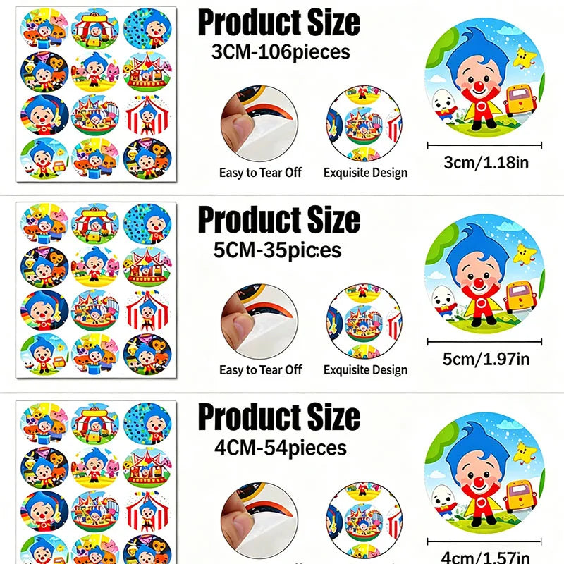 sacs anniversaire dessins animés stickers autocollants poignées détachables personnages mignons motifs géométriques happy birthday