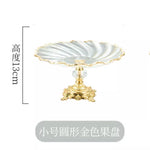 support fruits or noir rayures dorées classique baroque fourchette couteau hauteur 13cm