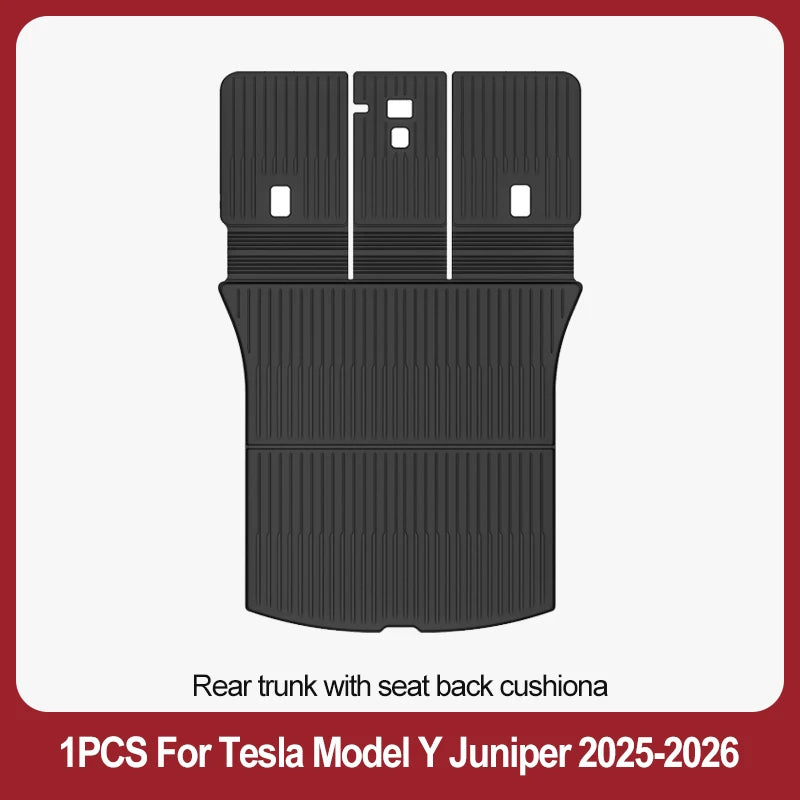 tapis sol voiture tesla model noir rayures horizontales moderne résistants lusure 10pcs sets