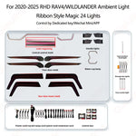 ampoule ambiance voiture led 256 couleurs controle application six modes moderne
