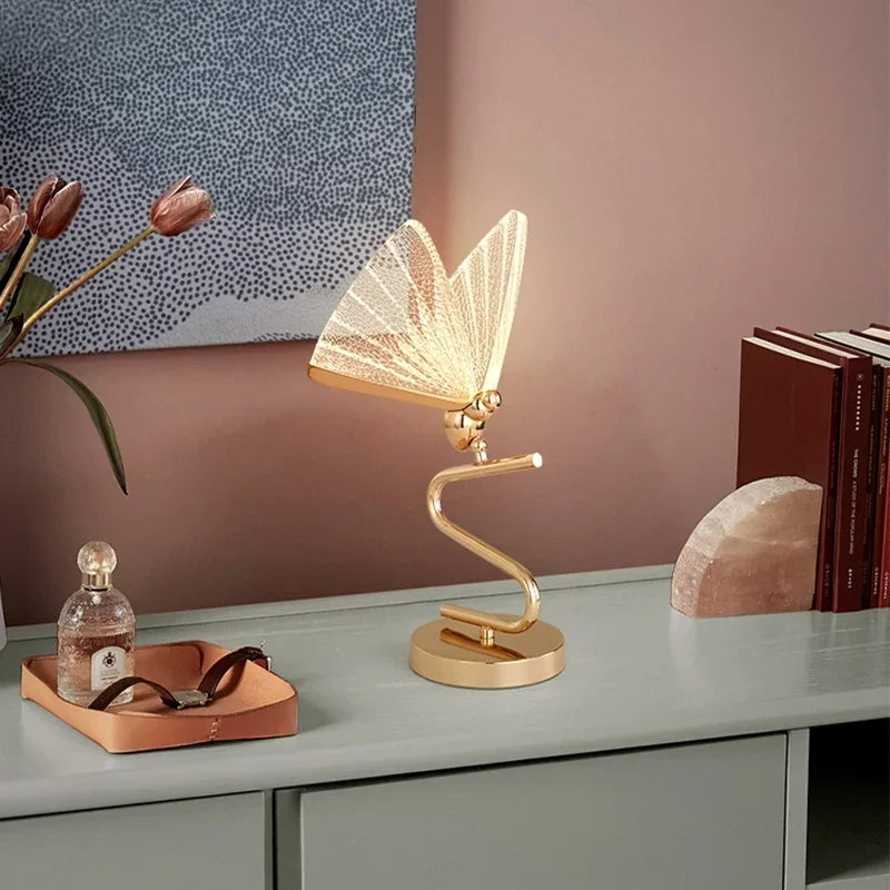 lampe sol moderne or transparent motifs géométriques élégante décoration chambre coucher lumière aluminium