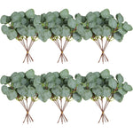 bouquet artificiel feuilles vertes fleurs blanches decoration mariage naturel rustique