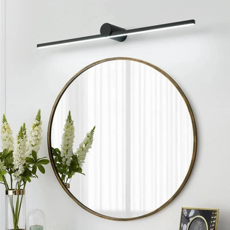 lampe murale moderne noire fixée mur led lisse 249 2000 lumens