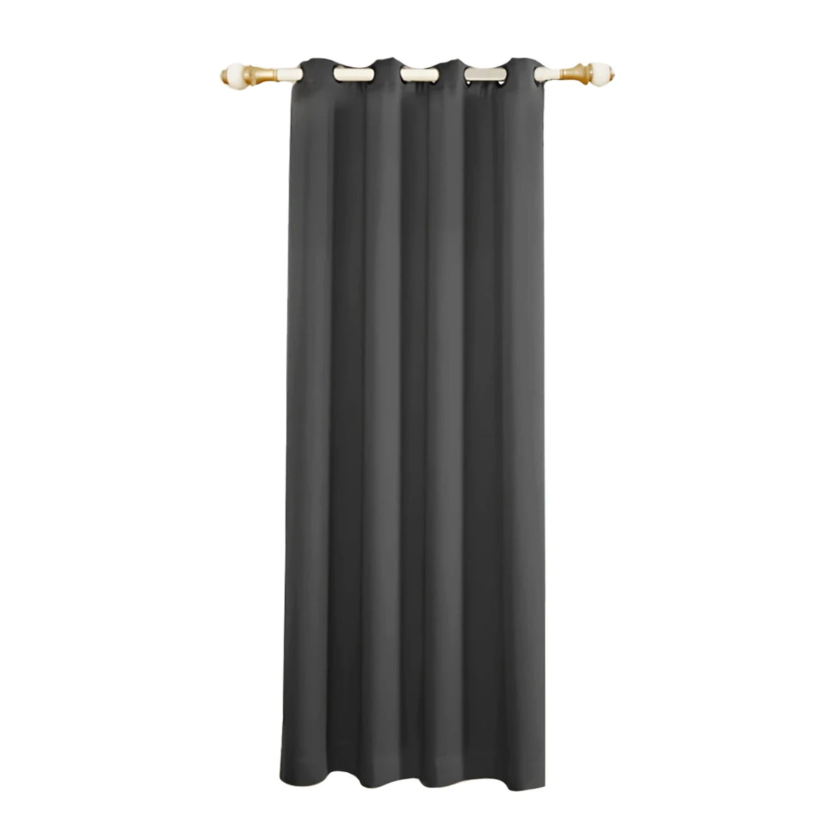 rideau moderne polyester quilted opaque beige noir maison