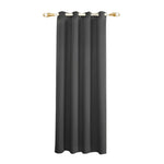 rideau moderne polyester quilted opaque beige noir maison