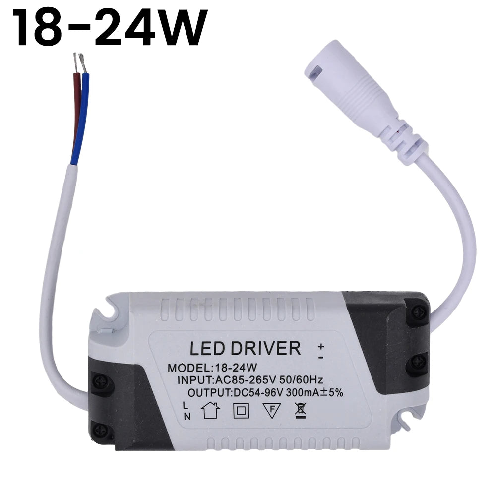 adaptateur alimentation led driver 120v 240v sortie dc24 96v blanc gris moderne