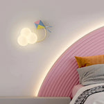 lampe murale moderne nuages avions cerfs volants étoiles arc ciel enfants led multicolore