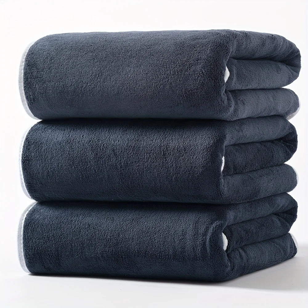 serviettes bain absorbantes gris blanc vert rapide sèchement douces modernes
