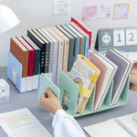 support rangement transparent moderne adhésif porte sacs porte livres cahiers notes armoire respectueux environnement