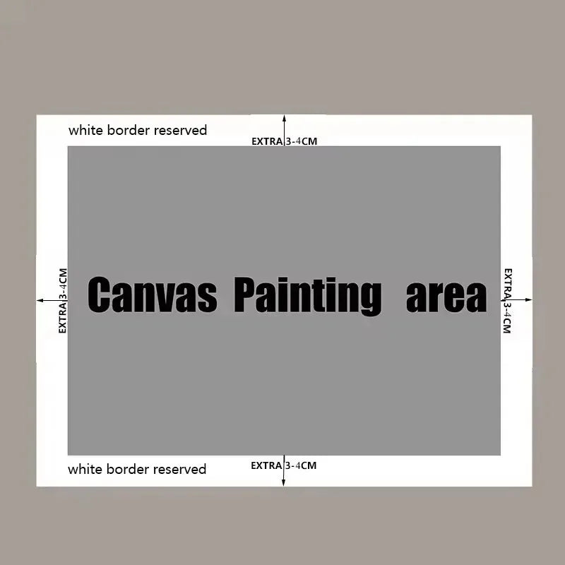 toile peinte fleurs blanches abstrait moderne gris blanc salon grande taille horizontal
