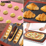tapis cuisson silicone antiadhésif rose noir moderne cuisine pâtisserie environnement