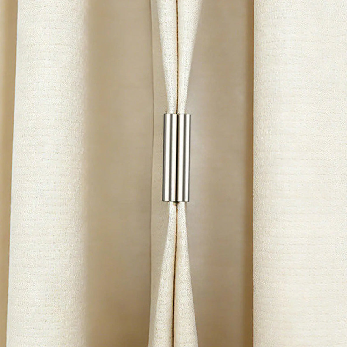 pinces rideau clips argente silver adhésif sans perçage moderne draperies chambre salon
