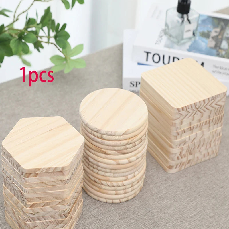 coasters bois hexagonaux carrés modernes rayures geometriques naturels respectueux environnement