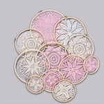 décoration murale dreamcatcher dentelle bohème motifs floraux suspension artisanale chambre mariage