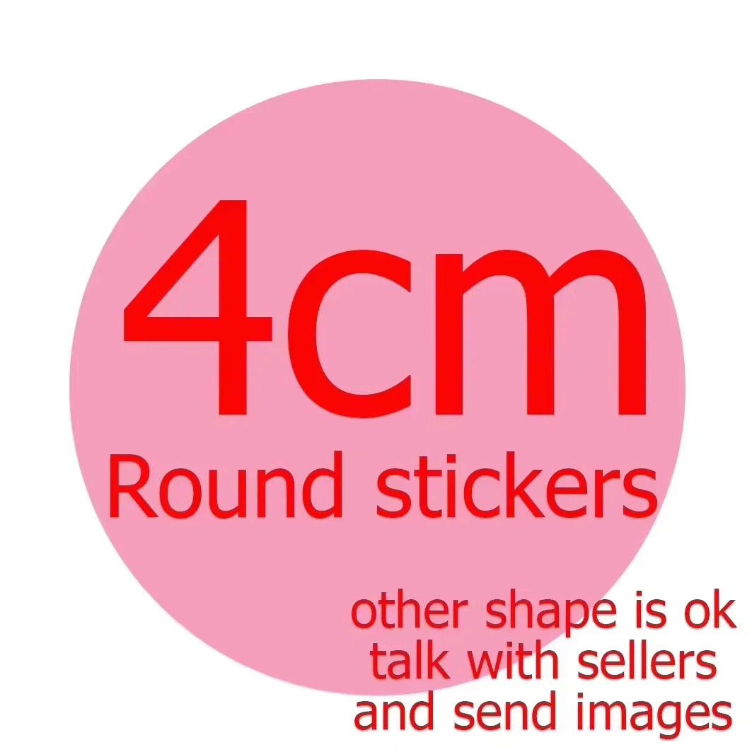 sticker personnalisable adhésif transparent moderne logo fruit flocon neige textes différentes couleurs jaune rose