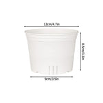 Pot fleurs transparent perforations plantes grandes décoration moderne jardin maison