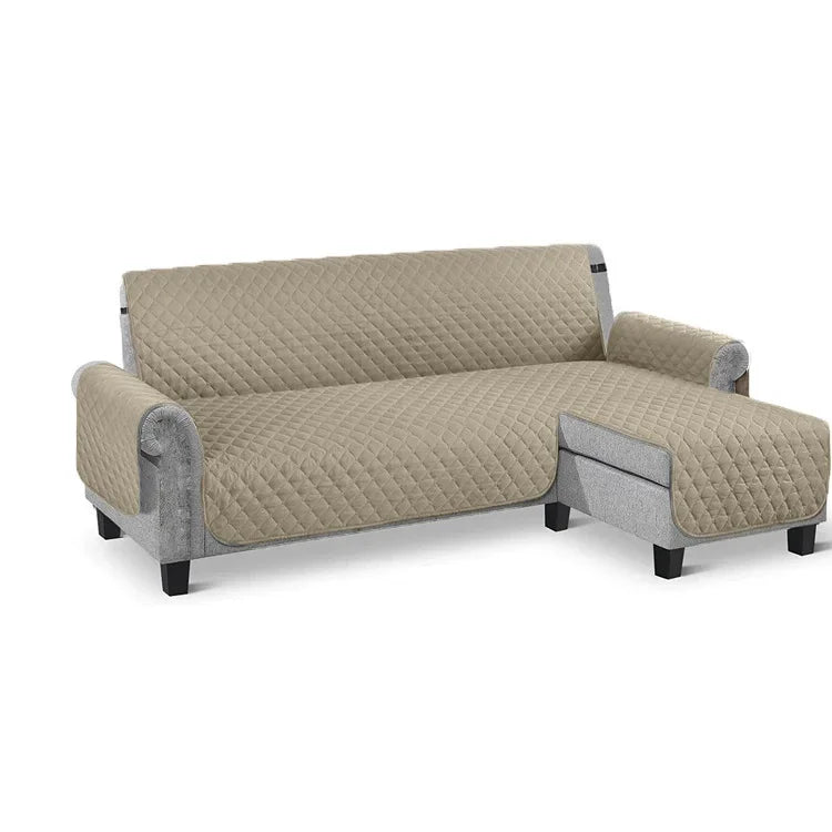 housse canapé polyestère gris diamond check élastiques moderne salon lavable machine