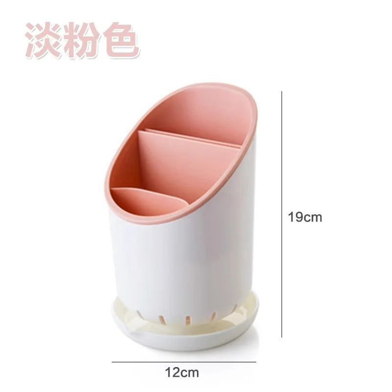 porte couverts réutilisable moderne blanc gris vert rose pratique vaisselle cuillères fourchettes couteaux