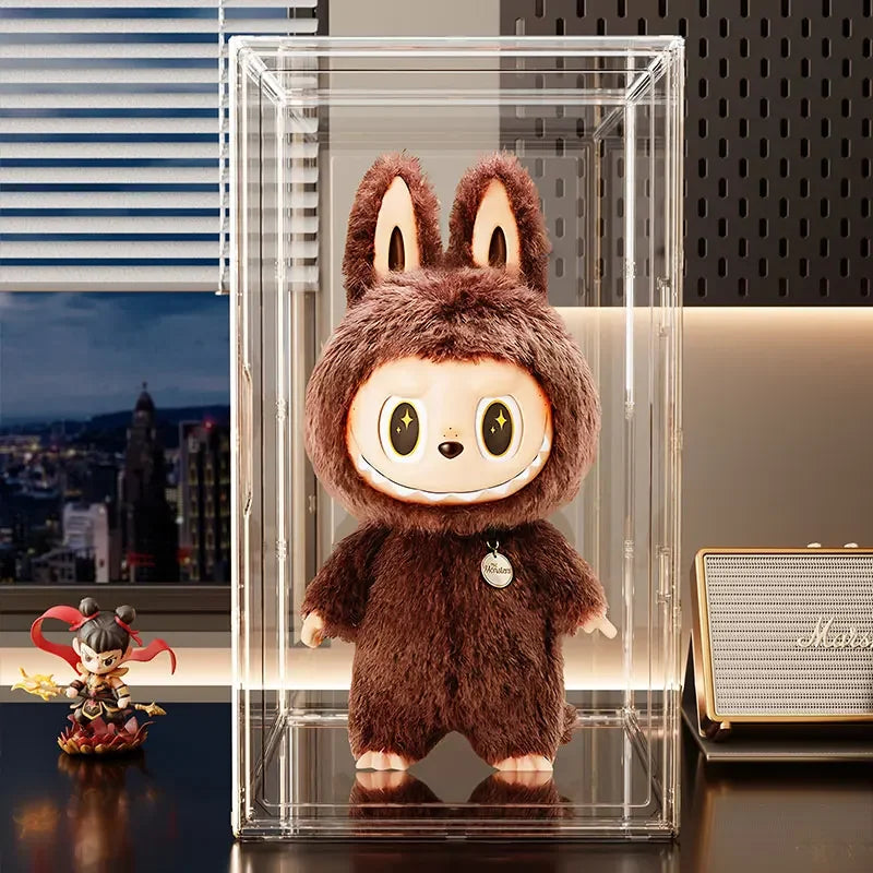 boîtes rangement transparentes acrylique grandes capacités figurines jouets makeup organisation moderne minimalistes