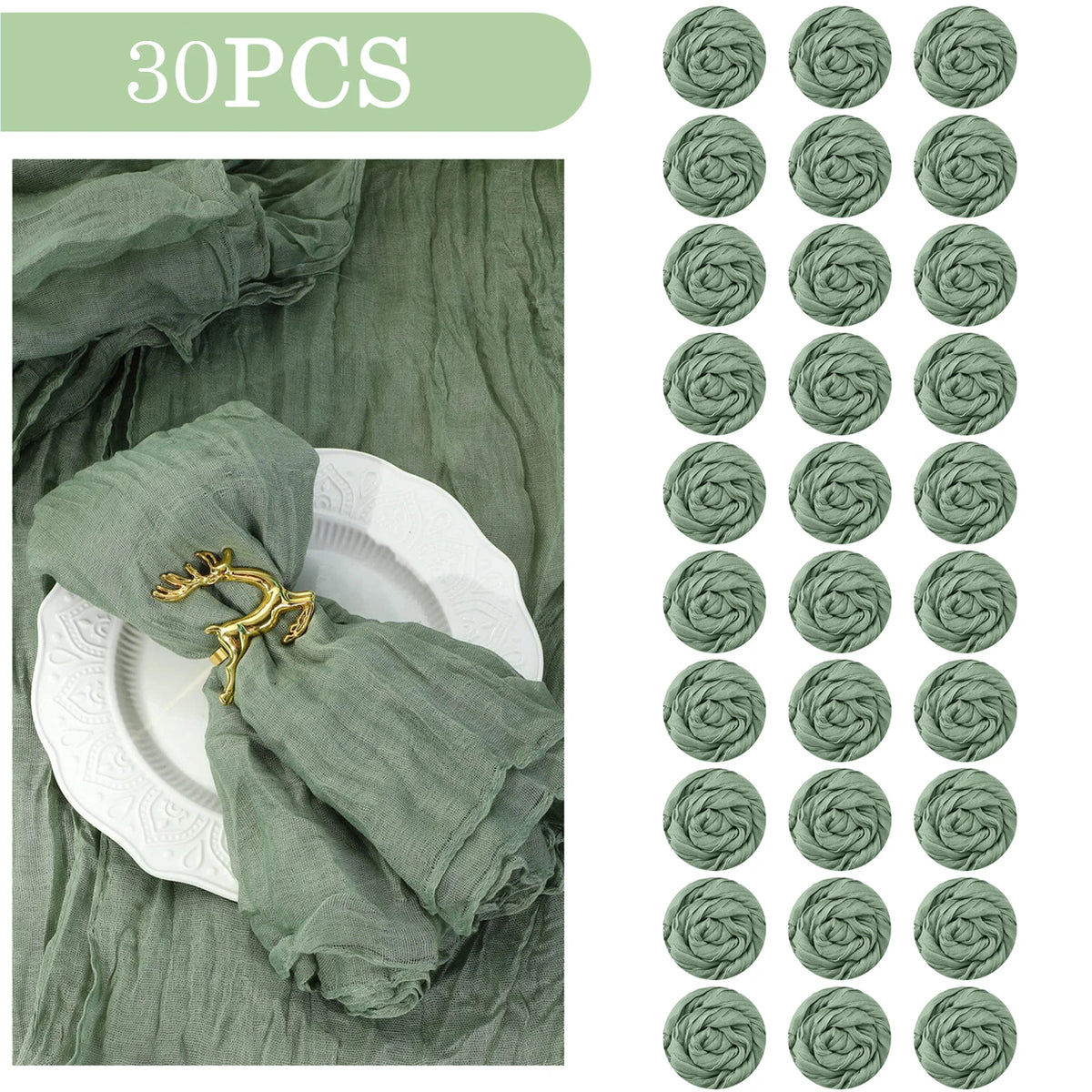 serviettes coton plissées rouge chic table maison restaurant 20x20inch