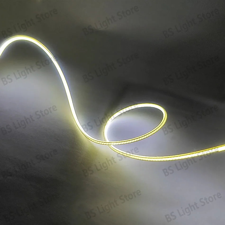 ruban led flexible lumineux décoration intérieure clips fixation couleur orange blanc rouge