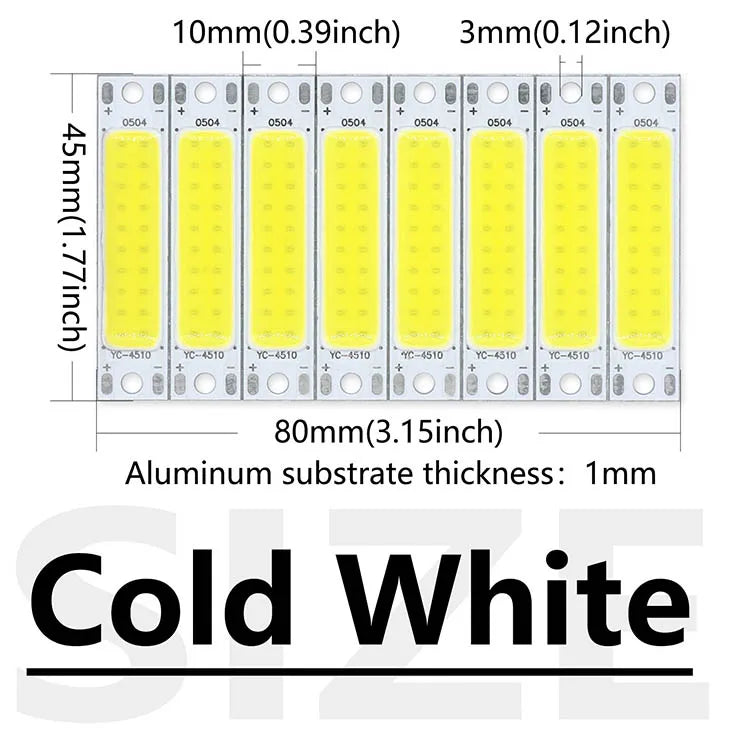 ampoules led 5w 300ma blanc froid neutre rouge vert bleu jaune pièces