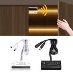 interrupteur porte double adhésif blanc noir moderne câble électrique led contrôle facile